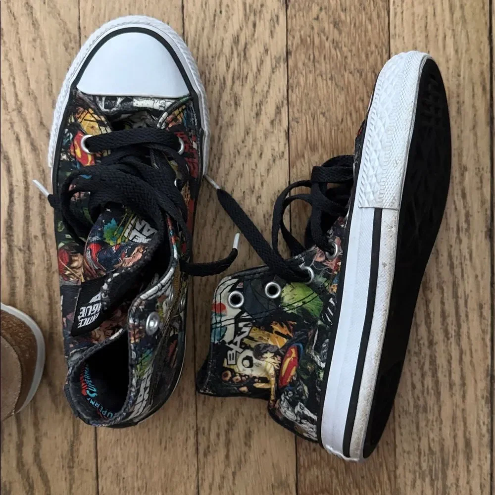 CONVERSE Comic Book High-Top Sneakers LIMITED EDITION justice league